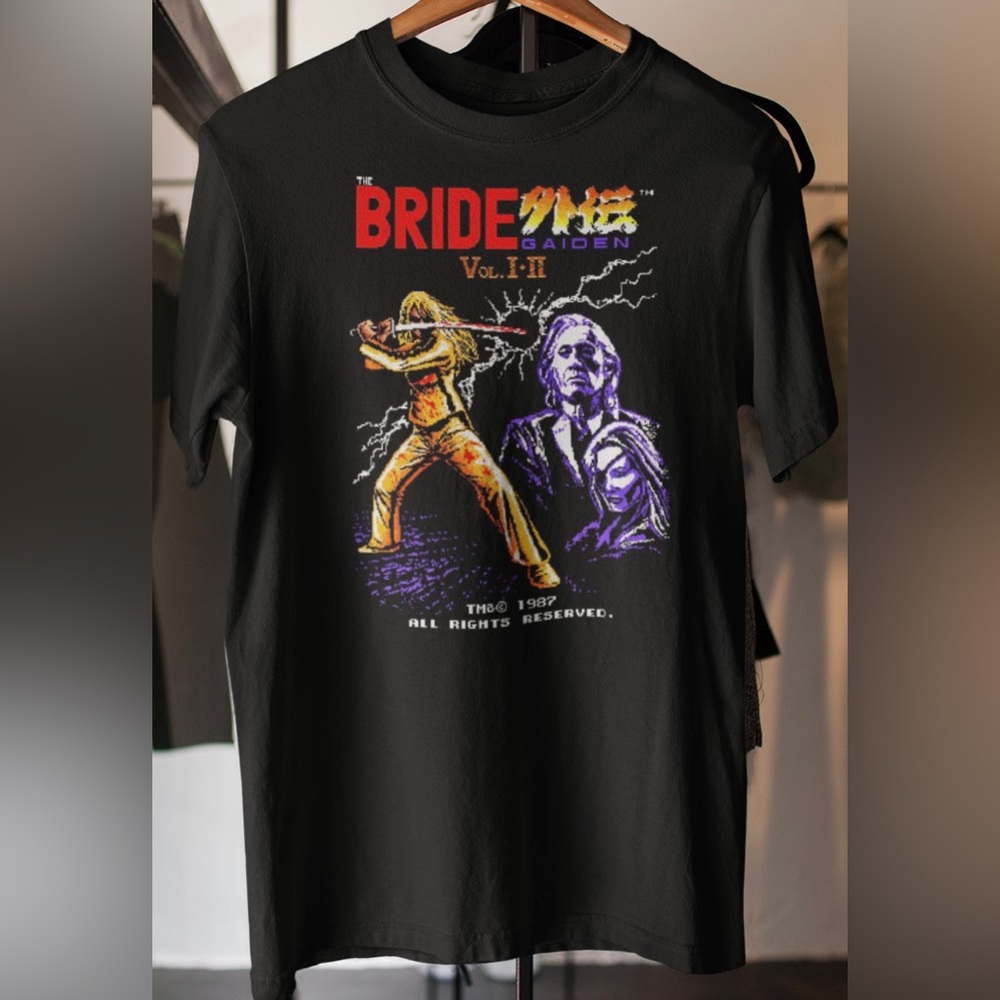 Kill Bill + Ninja Gaiden = The Bride Gaiden | Halloween Men’s Black Tee NWT